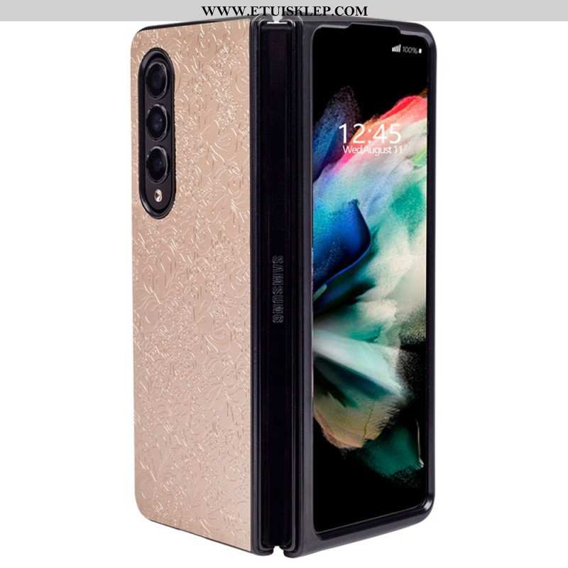 Etui do Samsung Galaxy Z Fold 4 Reliefowa Arabeska